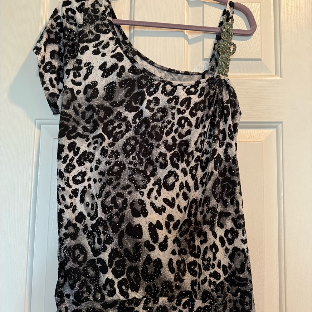 Leopard Print Women's Top